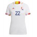 Belgien Charles De Ketelaere #22 kläder Kvinnor VM 2022 Bortatröja Kortärmad